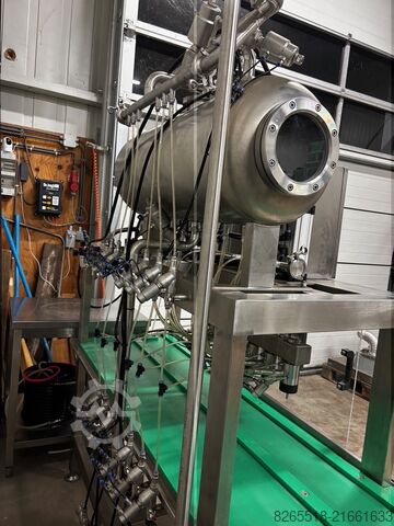 6-head counter-pressure filler with pressure tank Cassman 6 kops vuller