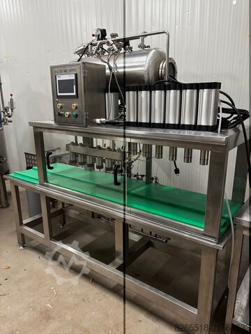 6-head counter-pressure filler with pressure tank Cassman 6 kops vuller