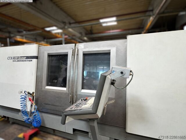 CNC Lathe GILDEMEISTER CTX 520 linear
