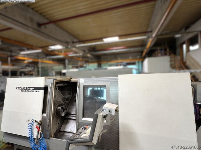 CNC Lathe GILDEMEISTER CTX 520 linear