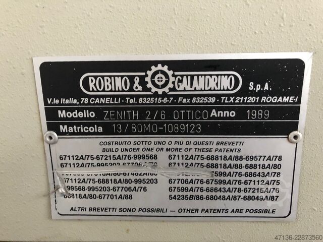 Kapselaufsetzer Anfalter Sekt Robino r-l Robino Galandrino Zenit 2/6