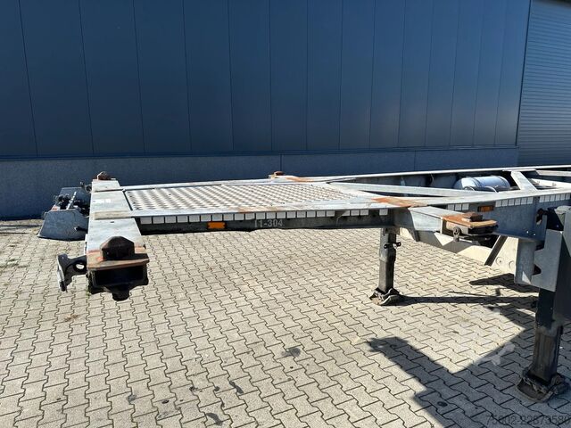 Container transportation Van Hool 3-ASSIGE OPLEGGER 20FT/30FT ADR CHASSIS / galva...