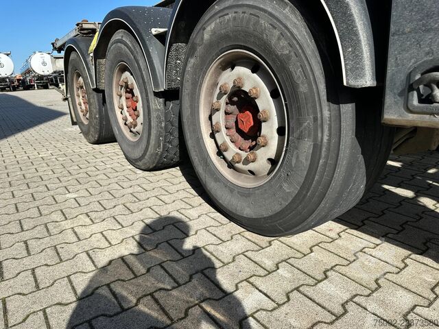Container transportation Van Hool 3-ASSIGE OPLEGGER 20FT/30FT ADR CHASSIS / galva...