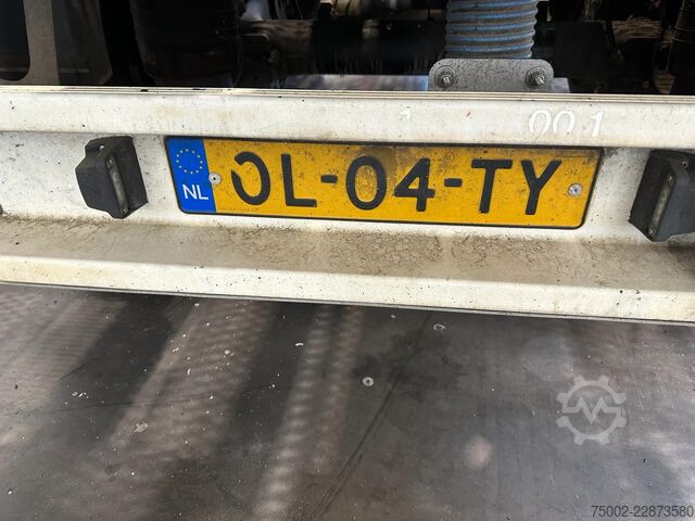 Container transportation Van Hool 3-ASSIGE OPLEGGER 20FT/30FT ADR CHASSIS / galva...