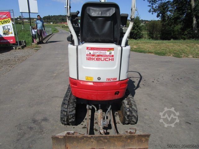 Minibagger Takeuchi TB 210R - mechan. Schnellwechsler +3 Löffel