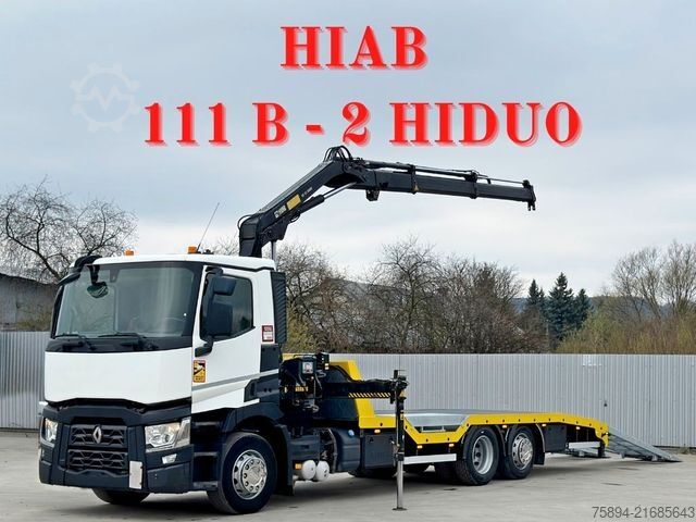 Abschleppwagen RENAULT T 380 * Abschleppwagen 7,50m* KRAN/FUNK* TOP