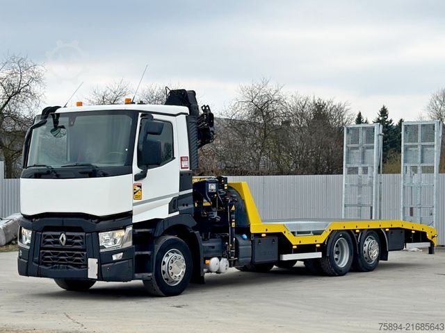 Abschleppwagen RENAULT T 380 * Abschleppwagen 7,50m* KRAN/FUNK* TOP