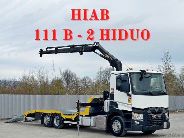 Autokran RENAULT T 380 * Abschleppwagen 7,50m* KRAN/FUNK * TOP