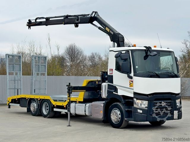 Autokran RENAULT T 380 * Abschleppwagen 7,50m* KRAN/FUNK * TOP