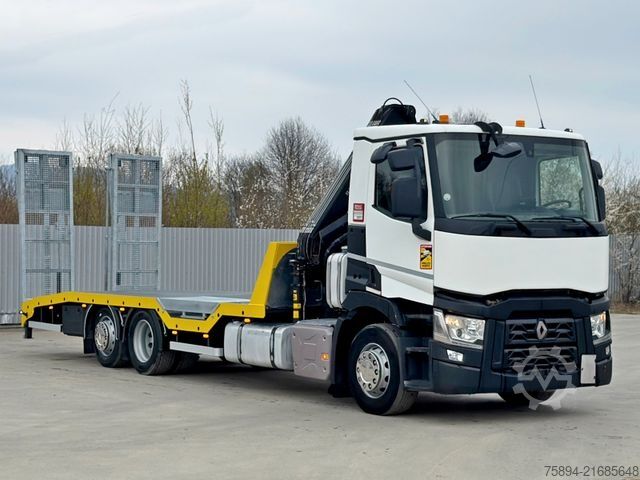 Autokran RENAULT T 380 * Abschleppwagen 7,50m* KRAN/FUNK * TOP