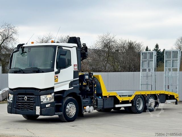 Autokran RENAULT T 380 * Abschleppwagen 7,50m* KRAN/FUNK * TOP
