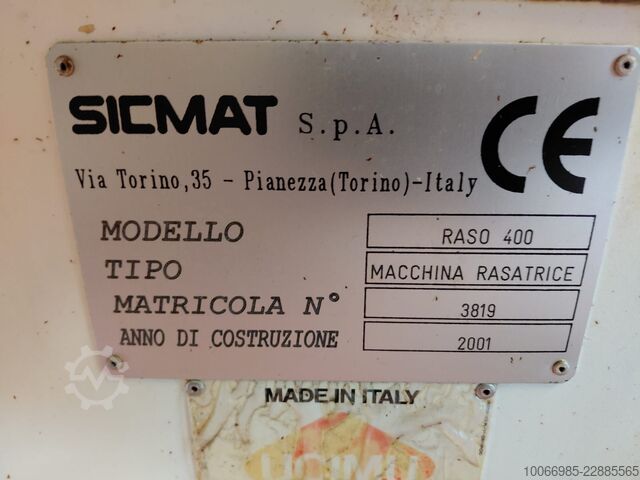 Gearwheel shaving machine SICMAT SPA SICMAT RASO 400
