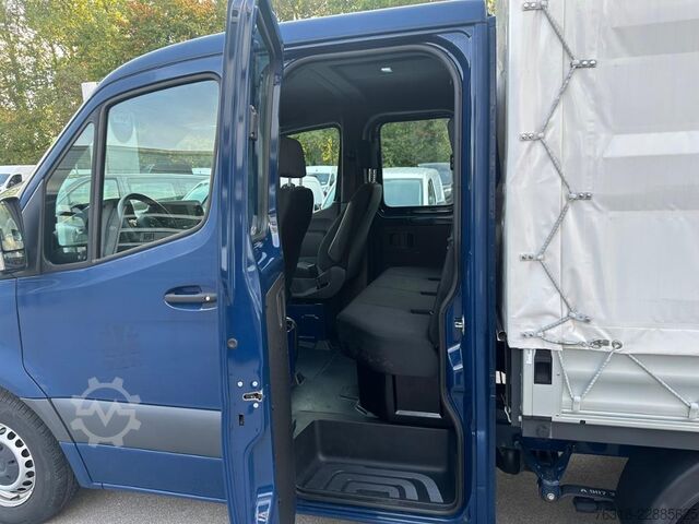 Curtain sider van Mercedes-Benz Sprinter 215CDI Pritsche Plane DOKA kurz MBUX