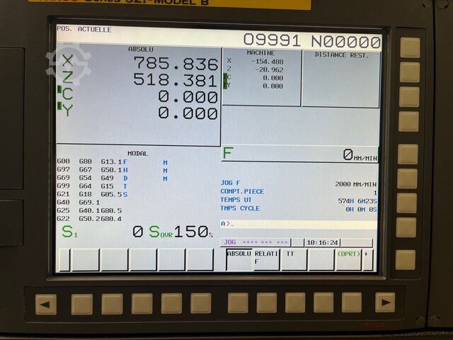 CNC-Vertikaldrehmaschine – 3 Achsen Hyundai WIA LV 800 RM