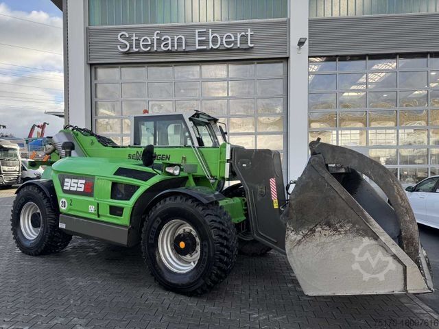Radlader SENNEBOGEN 355 E / Greifschaufel / nur 2.260h!