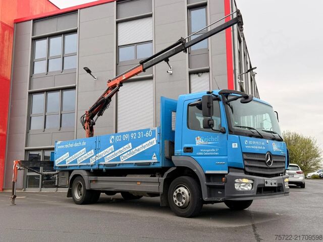 Loading platform Mercedes-Benz Atego 1223 4x2 Pritsche mit Heckladekran ATLAS