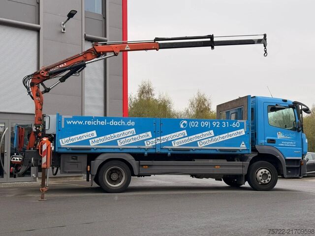 Loading platform Mercedes-Benz Atego 1223 4x2 Pritsche mit Heckladekran ATLAS