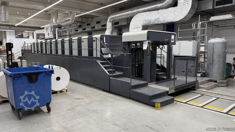 Sheetfedoffset Man Roland R 707 LTTLV UV Evolution + Mabeg RS 104