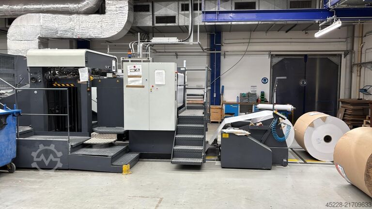 Sheetfedoffset Man Roland R 707 LTTLV UV Evolution + Mabeg RS 104