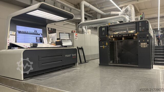 Sheetfedoffset Man Roland R 707 LTTLV UV Evolution + Mabeg RS 104