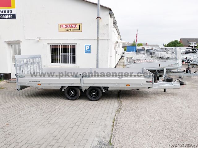 Heavy equipment trailer Hapert INDIGO HT2 3500kg 455x200x30cm Parabel