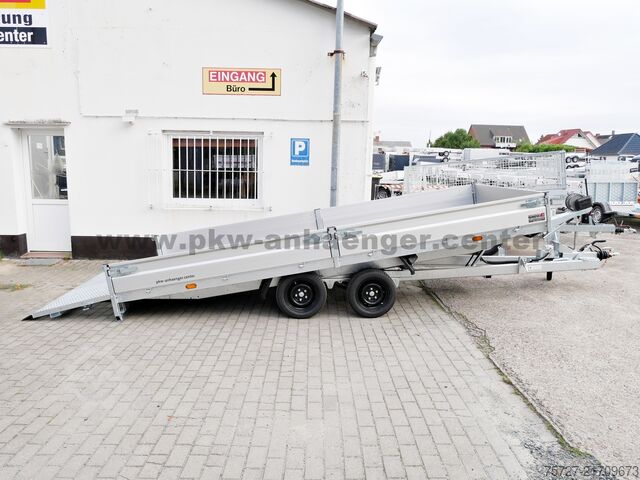 Heavy equipment trailer Hapert INDIGO HT2 3500kg 455x200x30cm Parabel