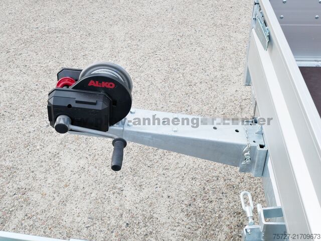 Heavy equipment trailer Hapert INDIGO HT2 3500kg 455x200x30cm Parabel