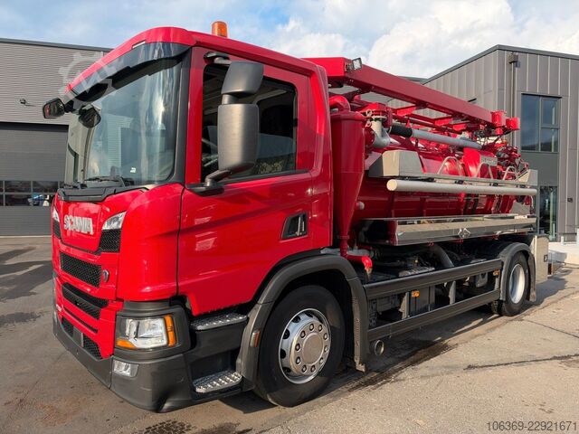 Vacuum tank truck SCANIA P280 4x2 Simon Moos SLS1648 Combi