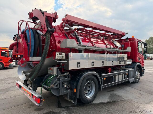 Vacuum tank truck SCANIA P280 4x2 Simon Moos SLS1648 Combi