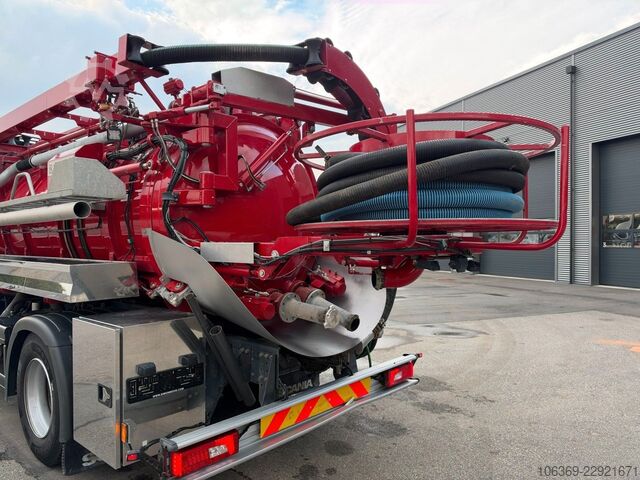 Vacuum tank truck SCANIA P280 4x2 Simon Moos SLS1648 Combi