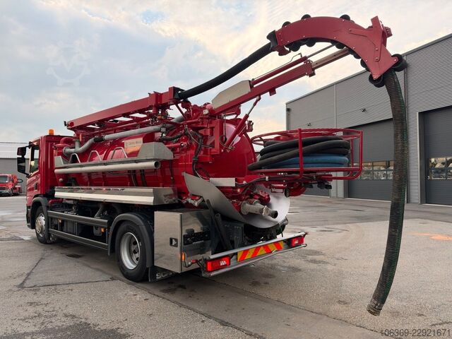 Vacuum tank truck SCANIA P280 4x2 Simon Moos SLS1648 Combi