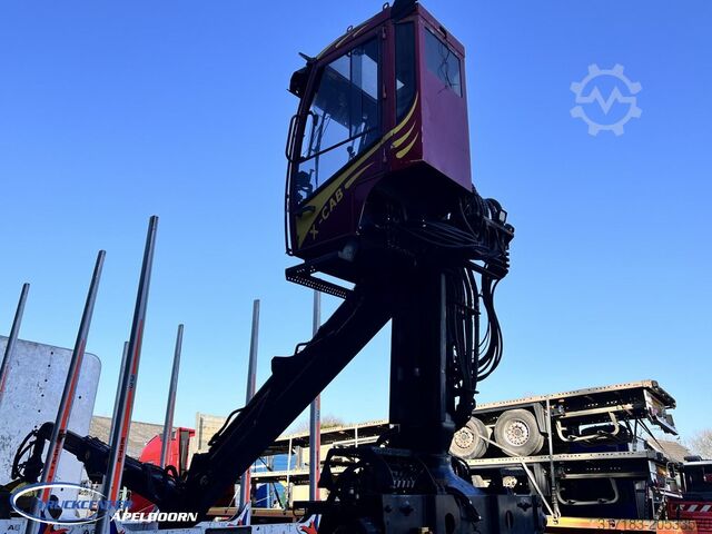 Log transporter Scania R650 V8 NGS 6x4, Retarder, Jonsered Houtkraan