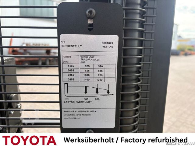 High Lift stacker Toyota SWE 140 / Akku 100%
