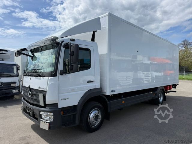 Box truck MERCEDES-BENZ ATEGO 1224 L Koffer 7,20 m LBW 1,5 T*KLIMA+AHK