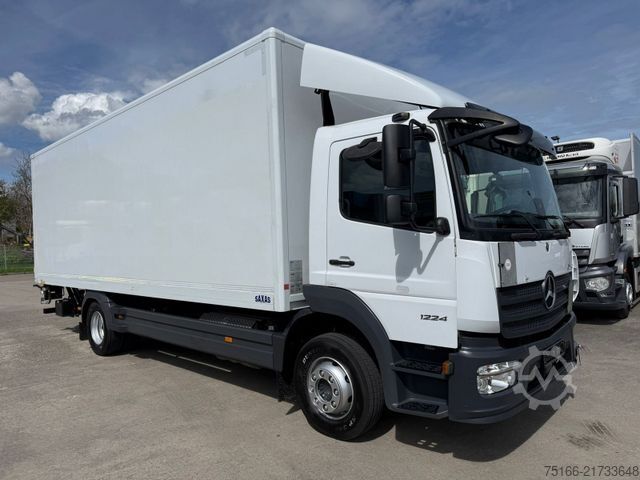 Box truck MERCEDES-BENZ ATEGO 1224 L Koffer 7,20 m LBW 1,5 T*KLIMA+AHK