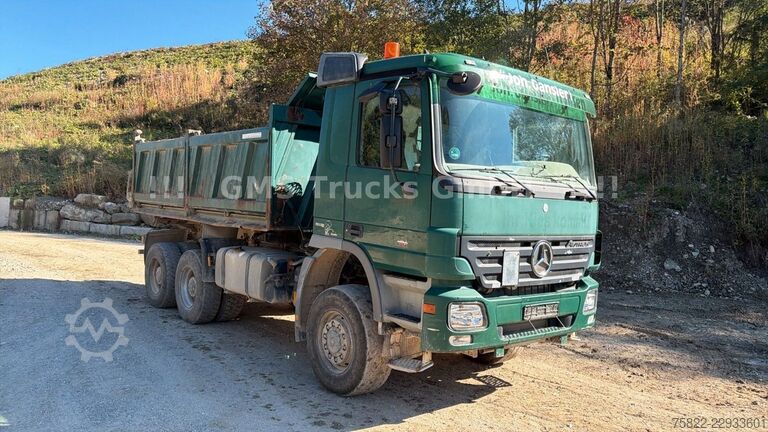 Dreiseitenkipper LKW MERCEDES-BENZ Actros 3348 / 6X6 ALLRAD/Full Steel/ EPS 3 Pedal