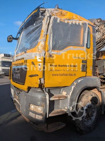 Dreiseitenkipper LKW MAN TGS 26.440 / 6X4 / Manual / Hiab Kran 288