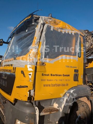 Dreiseitenkipper LKW MAN TGS 26.440 / 6X4 / Manual / Hiab Kran 288