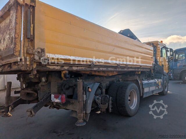 Dreiseitenkipper LKW MAN TGS 26.440 / 6X4 / Manual / Hiab Kran 288