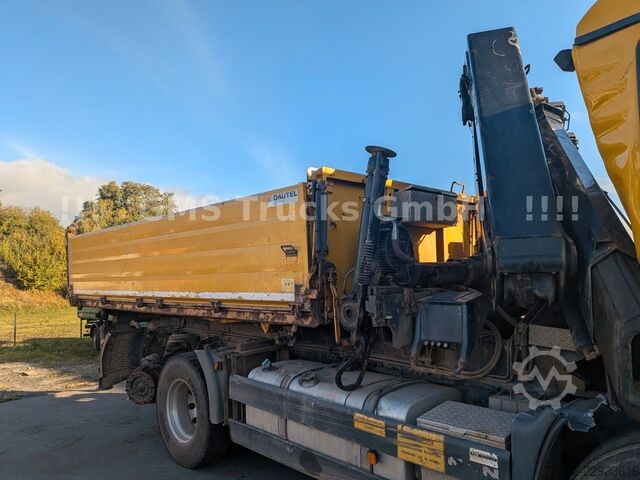 Dreiseitenkipper LKW MAN TGS 26.440 / 6X4 / Manual / Hiab Kran 288