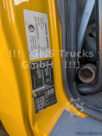 Dreiseitenkipper LKW MAN TGS 26.440 / 6X4 / Manual / Hiab Kran 288