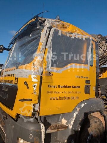 Kipper LKW MAN TGS 26.440 / 6X4 / Manual / Hiab Kran 288