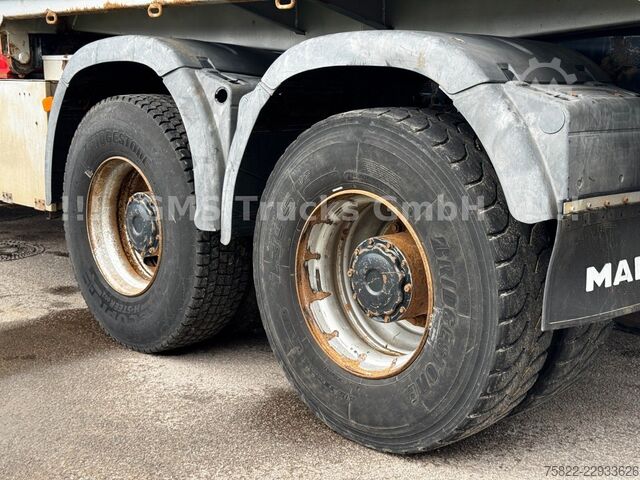 Kipper LKW MAN TGS 33.480 / 6X4 / Mei BORDM /25m Kran Palfinger