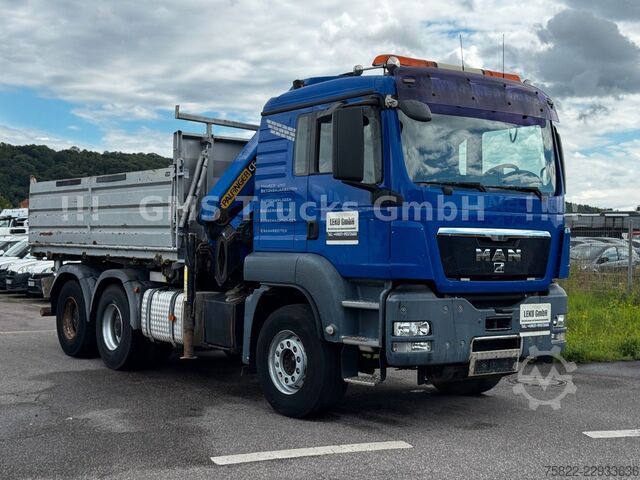 Autokran MAN TGS 33.480 / 6X4 / Mei BORDM /25m Kran Palfinger