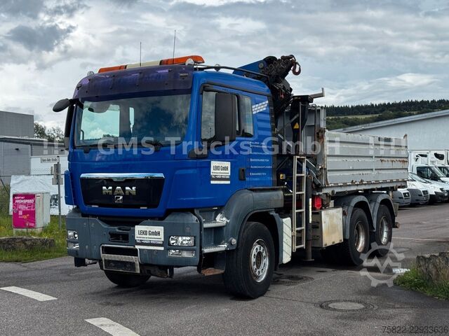 Autokran MAN TGS 33.480 / 6X4 / Mei BORDM /25m Kran Palfinger