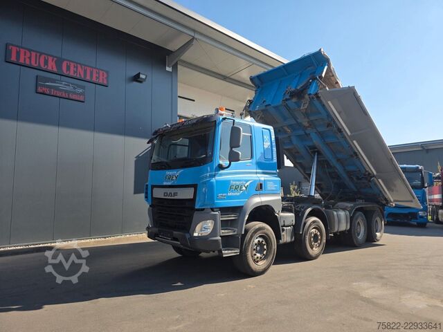 Kipper LKW DAF CF 460 / 8X4 / BORDMATIK / Ret / Plane