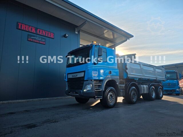Dreiseitenkipper LKW DAF CF 460 / 8X4 / BORDMATIK / Ret / Plane