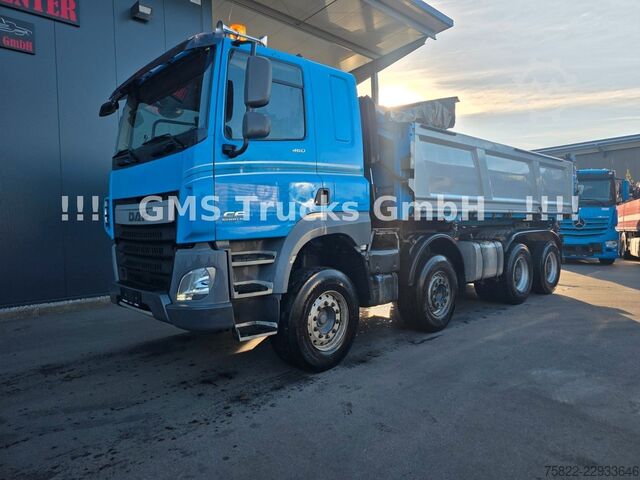 Dreiseitenkipper LKW DAF CF 460 / 8X4 / BORDMATIK / Ret / Plane