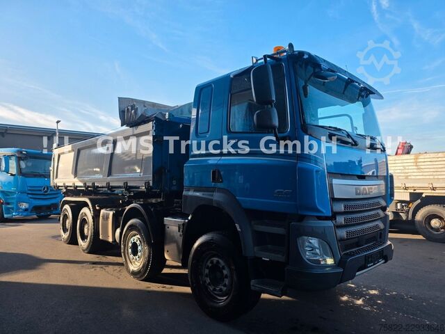 Dreiseitenkipper LKW DAF CF 460 / 8X4 / BORDMATIK / Ret / Plane