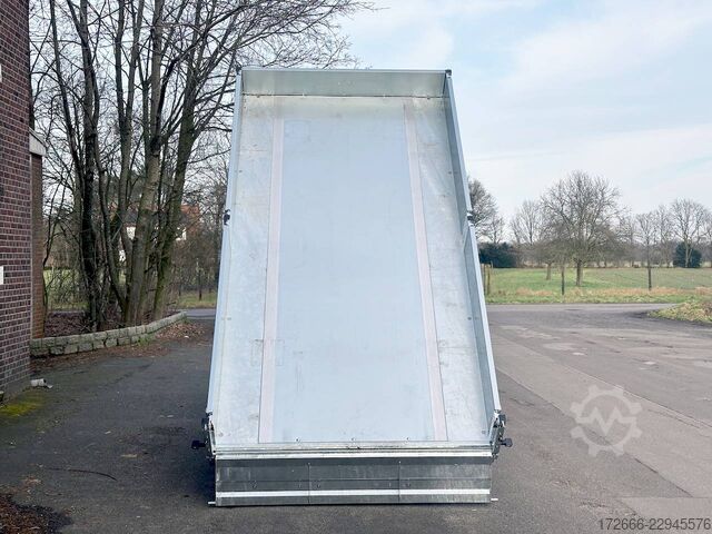 Rear tipper Brian James Trailers TIPPER 526-4020-35-3-12 | TRIDEM | PENDELKLAPPE 400X200X30CM 3500KG RÜCKWÄRTSKIPPER | SCHWARZ